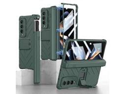 Capa Flip Com Proteção Magnética Integrada Gkk Para Samsung Galaxy Z Fold4 Com Estojo Para Caneta.