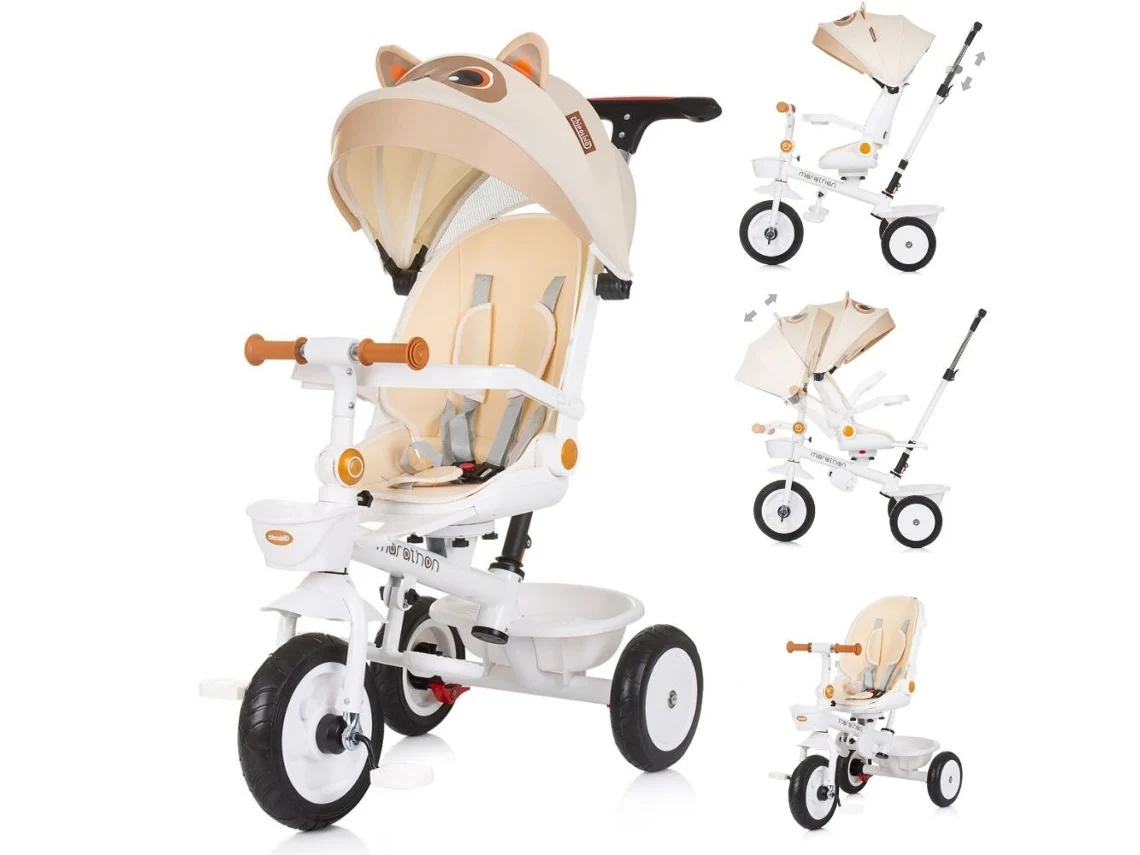 Triciclo Com Assento Giratório Marathon Até 25 Kg De Peso Chipolino - Kitten