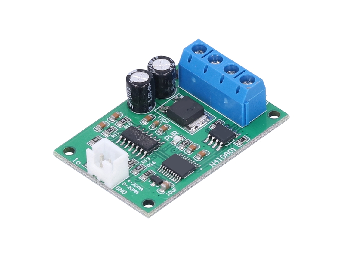 Módulo De Conversão Dac Laxiscreed Com Suporte A Alimentação 12v Dc, Rs485 Para Corrente 4-20ma Ou 0-20ma
