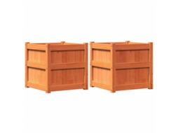 Garden Planter, Garden Planters Vidaxl Marrom Madeira De Pinho (n/a)