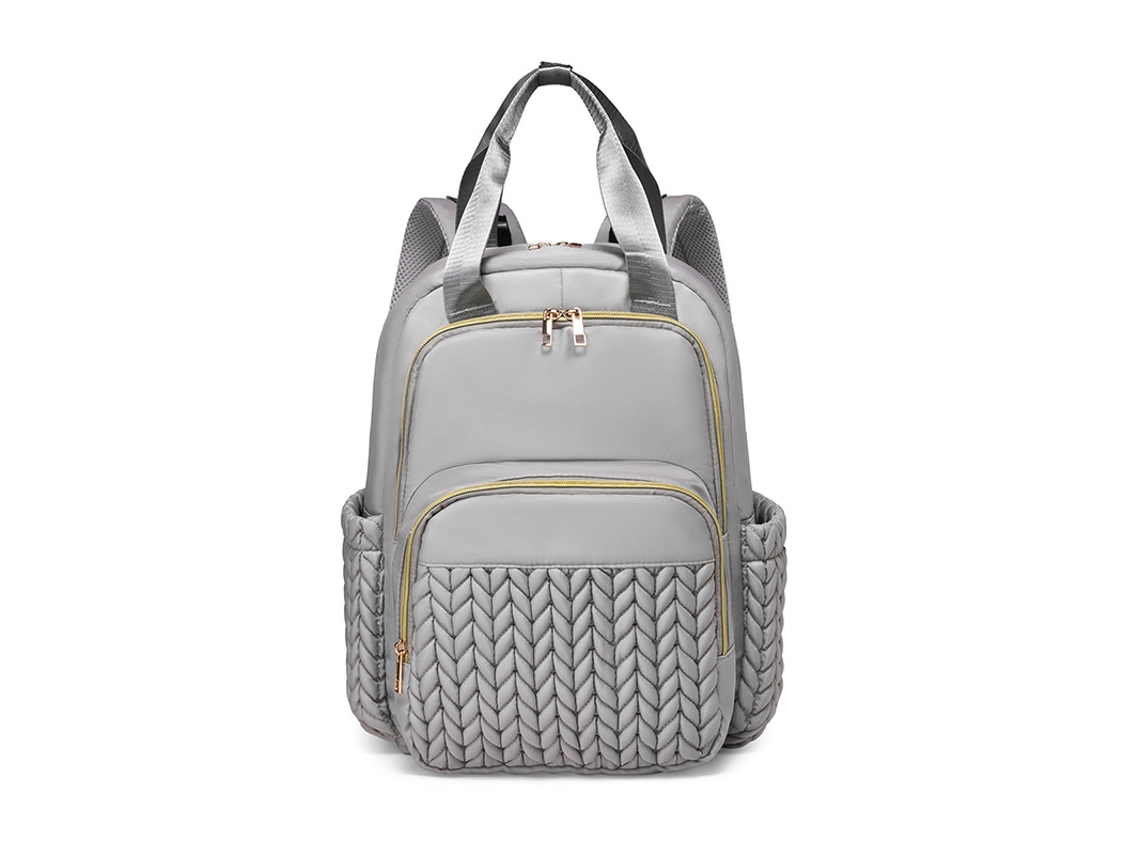 Mochila De Maternidade Hibbent (cinza)