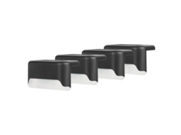 Conjunto de 6 luminárias solares IP65 para jardim e exterior AQUAFORGE