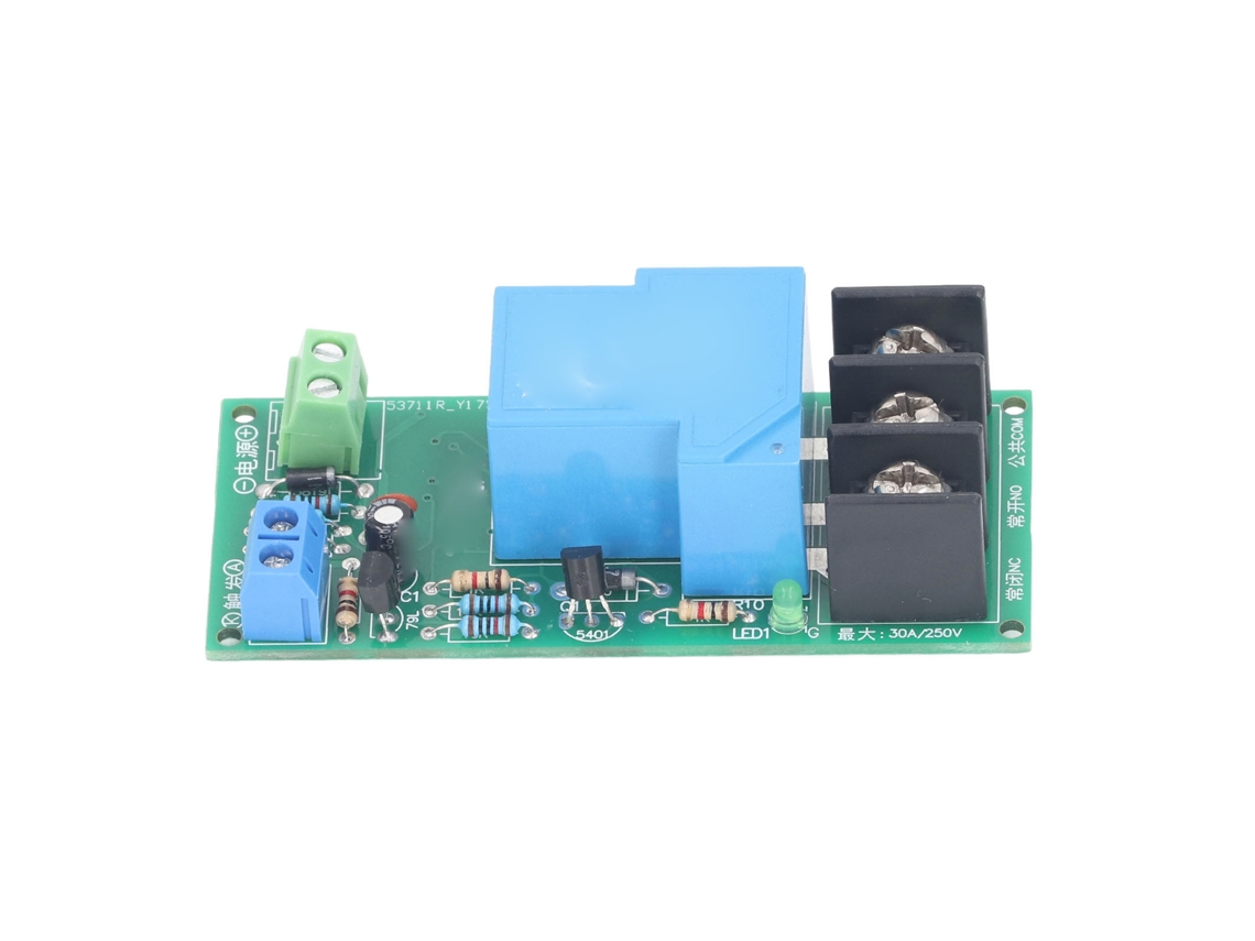 Módulo de relé de retardo multifuncional com isolamento optoacoplador 0-60 min DC 12V 30A interruptor de retardo S/MARCA