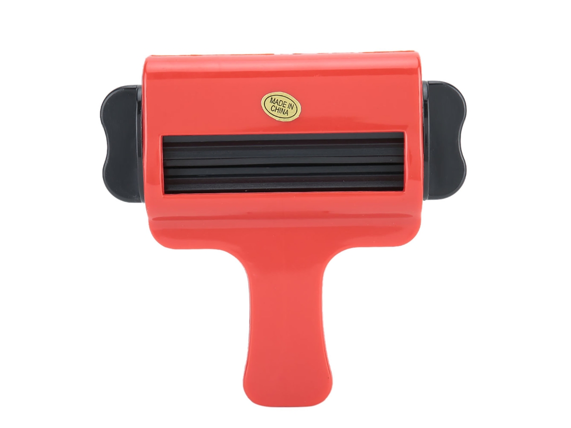 2pcs Espremedor De Tuba De Tinta Capilar E Creme Dental Plástico Vermelho