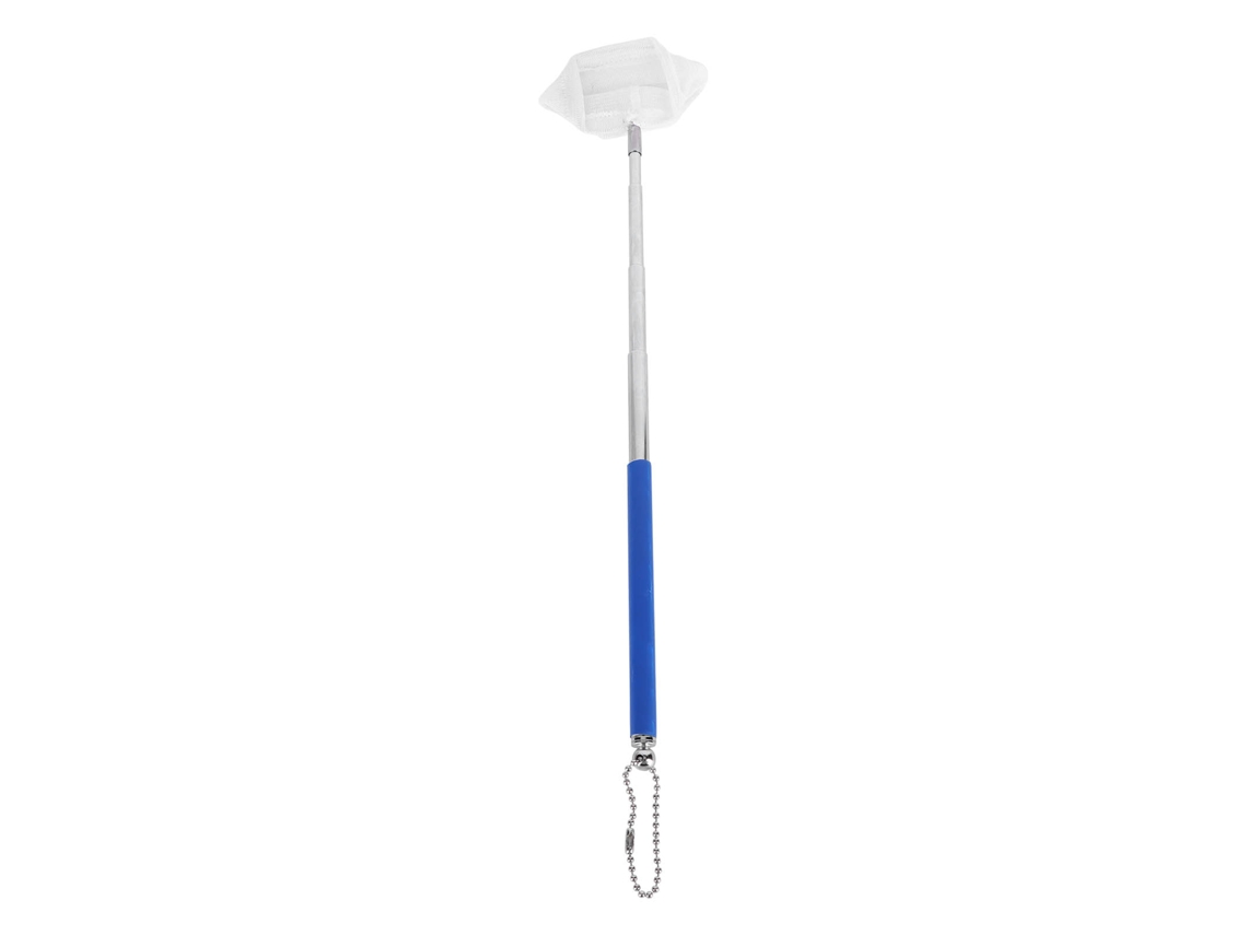 Rede de Pesca Telescópica Aço Inox Nylon Peixe Camarão