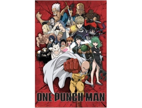 Poster One Punch Man Heroes Webcomic