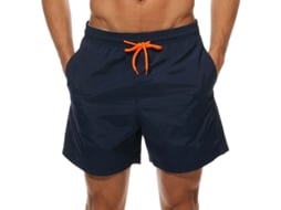 Pantalones Cortos De Baño Para Hombres Secado Rápido Con Forro De Malla Medias De Playa Niños (xl)