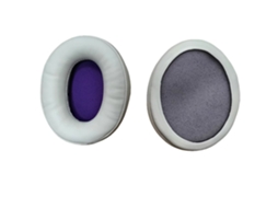 Almofadas De Ouvido Para Hyperx Cloud Silver Ii (um Par, Branco-roxo) Spqment