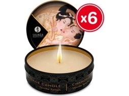 Shunga Vela de Masaje Vainilla 6 X 30 Ml