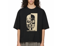 Rockinstone Terminator Bw Black Adult T-shirt Size:m