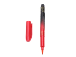 Pluma De Caligrafia Para Iniciantes Com Ponta Suave Tinta Resistente Ao Desbotamento Vermelha Regular Grande Portátil