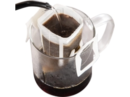 Wxsp 50 Unidades De Sacos Filtro Café Portáteis Com Design Alças Para Pendurar, Saco Papel Descartável Dose Única, Pour Over