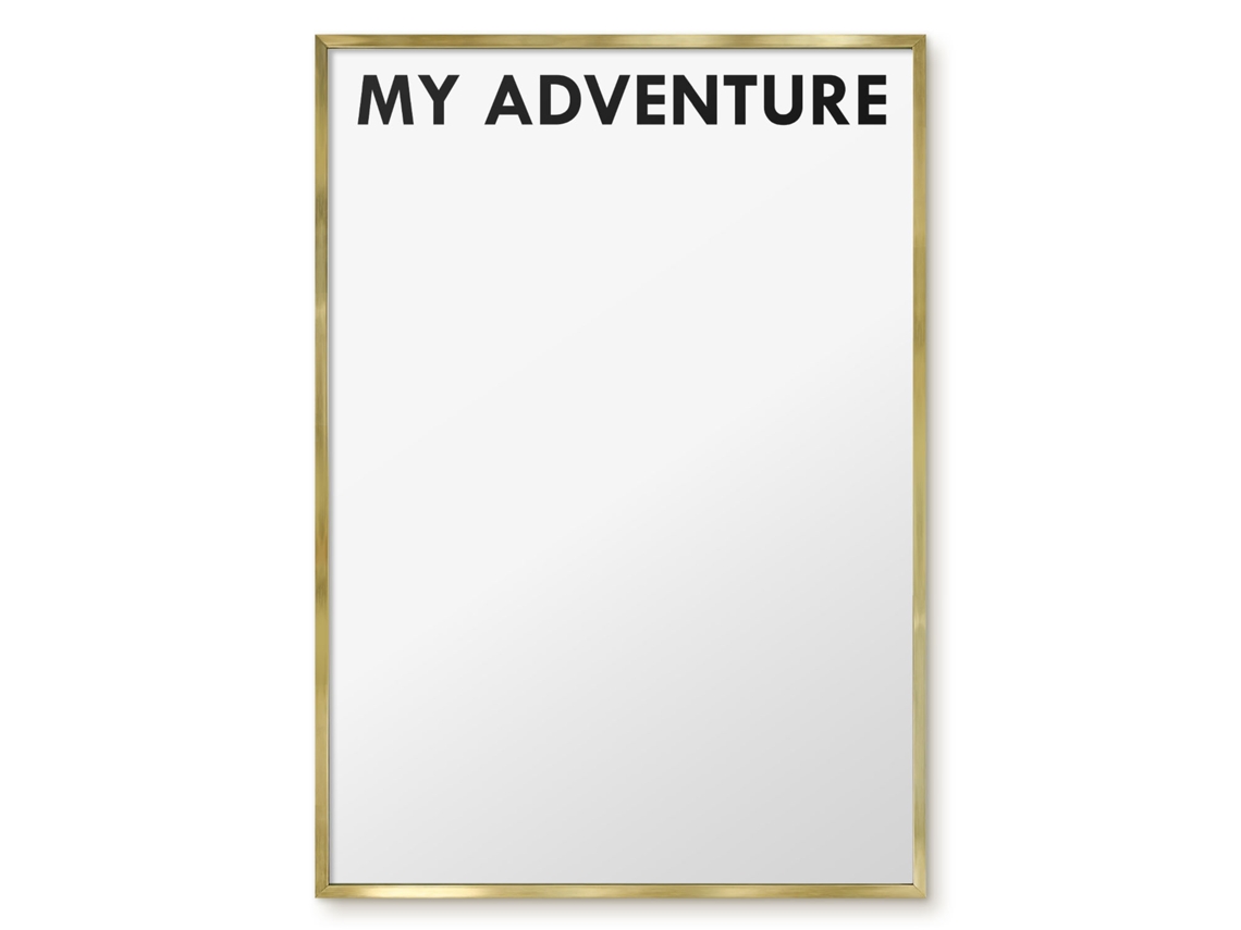 Quadro magnético de parede Minha aventura para o quarto Espelharte (70x100 cm)