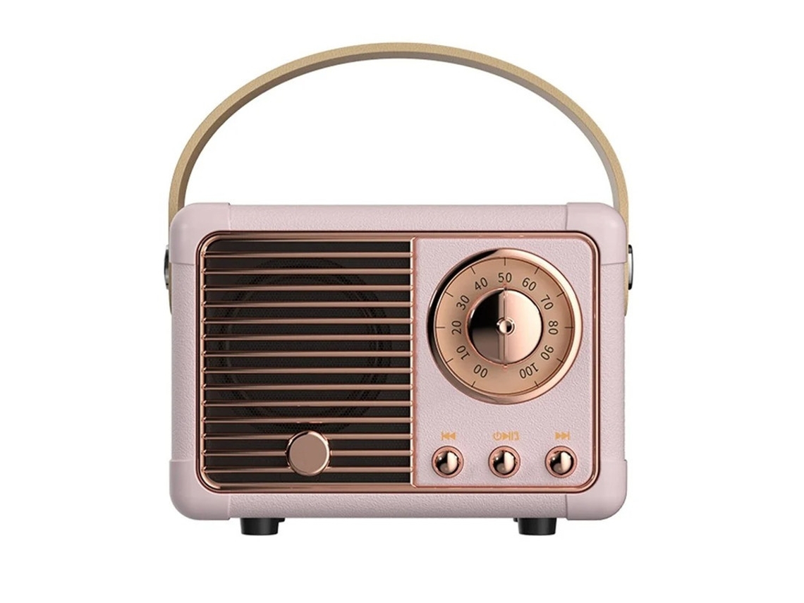 Alto Falante Bluetooth Retrô Alto Falante Vintage Com Estilo Clássico Antiquado Volume Alto Conexão Sem Fio Bluetooth 5.0 Suporte Para C Yizhood