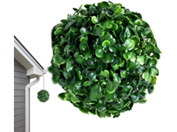 Esfera Artificial Moldada Esfera Verde Artificial para Jardim, Decoração de Parede, Decoração de Teto em Forma de CHABERLU