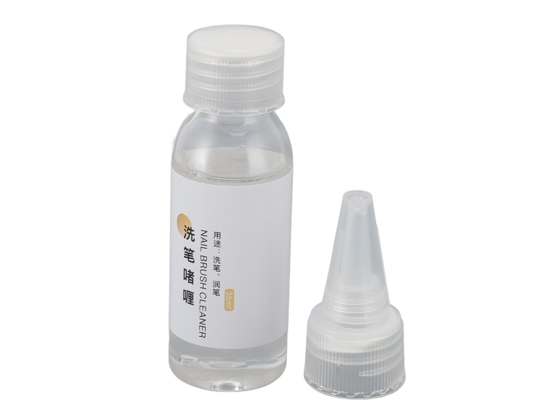 2pcs Condicionador De Pincéis De Unha Limpador Com Camada De Cera Protetora Hidratante Remove Sujeira Recalcitrante Gel Solução