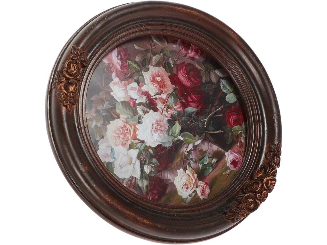 Moldura Resina Estilo Retrô Elegante Sofisticada Ideal Decoração Parede Jantar Banheiro Mesa Sala GOKOCO