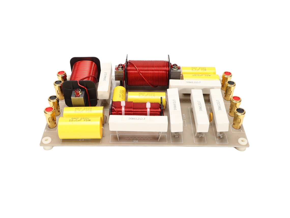Crossover Professional Stage Speaker Three way com Binding Posts EOOCOO
