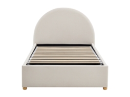 Cama Com Cofre Lirimo Vente-unique Bege 90 X 200 Cm - Sem Colchão - Com Estrado