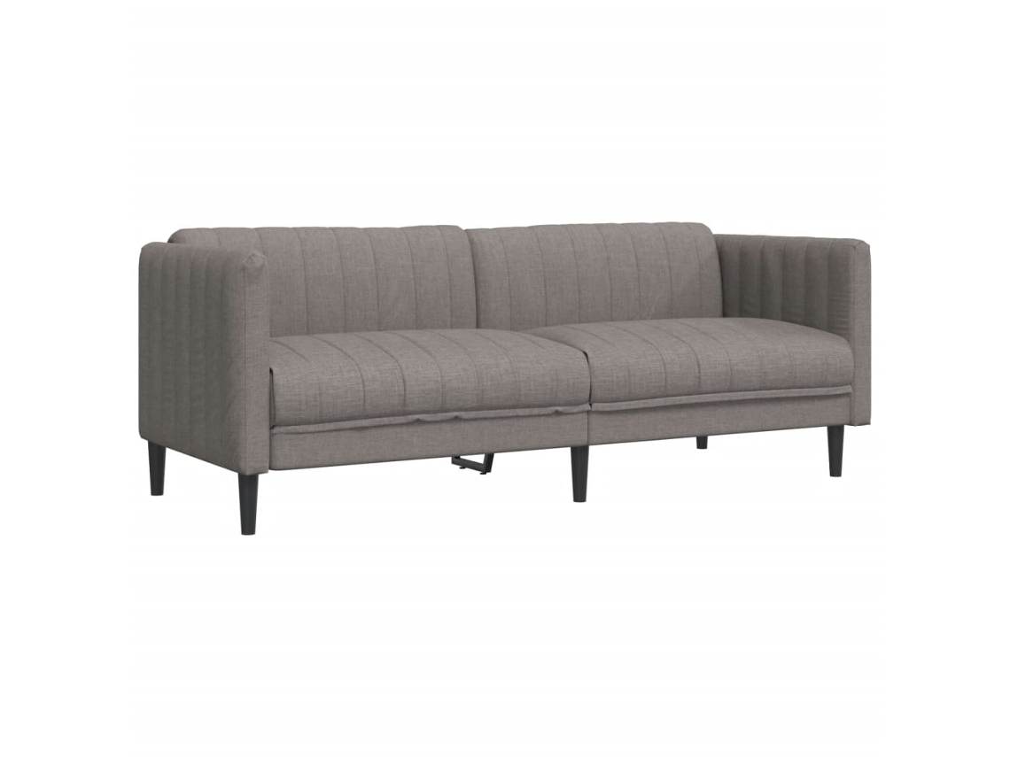 Sofa, Sofas Vidaxl Cinzento-acastanhado Tecido (n/a)