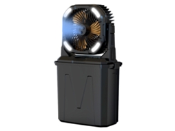 Laxiscreed Ventilador De Camping Com Iluminação Rgb, Água E Usb Para Arrefecimento Ao Ar Livre