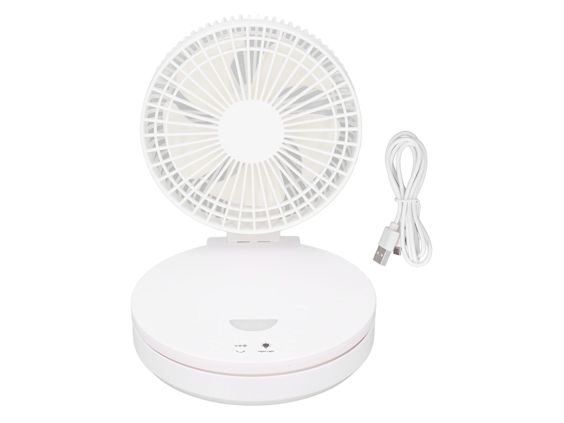 Laxiscreed Ventilador De Mesa Com Movimento Oscilante E Ângulo Vertical Ajustável