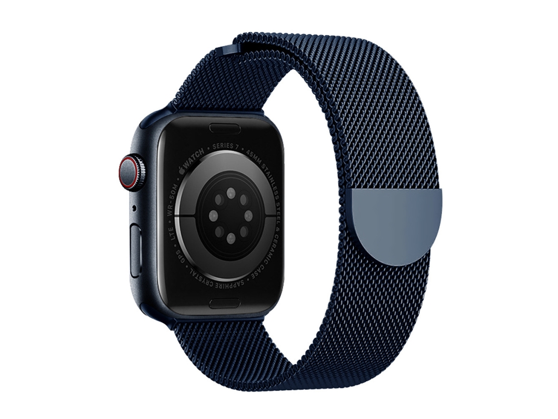 Pulseira De Substituição Panoona Para Apple Watch 44mm/45mm/46mm/49mm/42mm (séries 3, 2 E 1) Azul Escuro