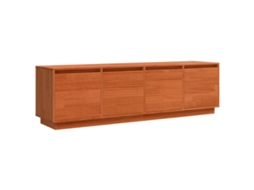 Conjunto 1 Unidade De Armazenamento Para Casa Vidaxl Castanho Derivados De Madeira (156 X 37 X 45 Cm)