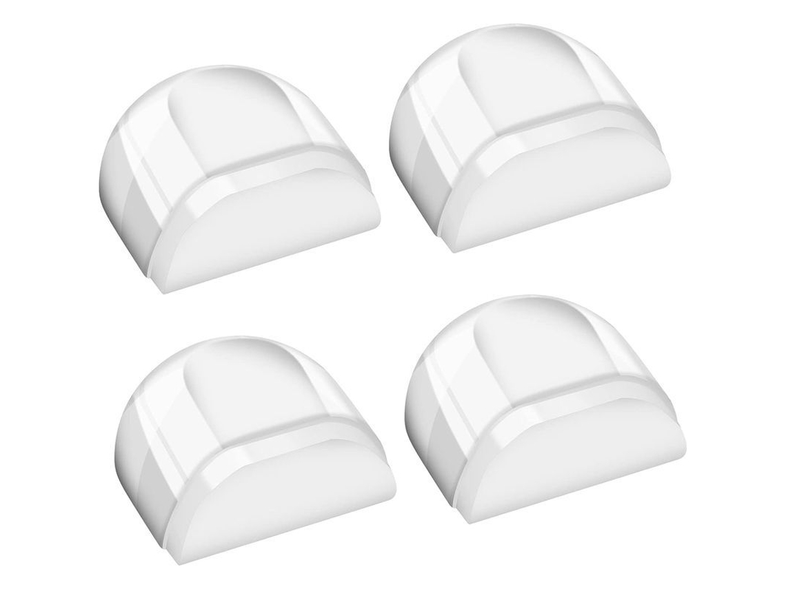 4 Parafusos De Porta Transparentes Autoadesivos Para Piso, Sem Furo, Parafuso De Porta Para Piso E Parquet