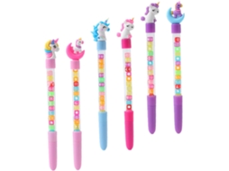 Conjunto De 6 Canetas Multifuncionais Plástico Doitool Com Tinta,