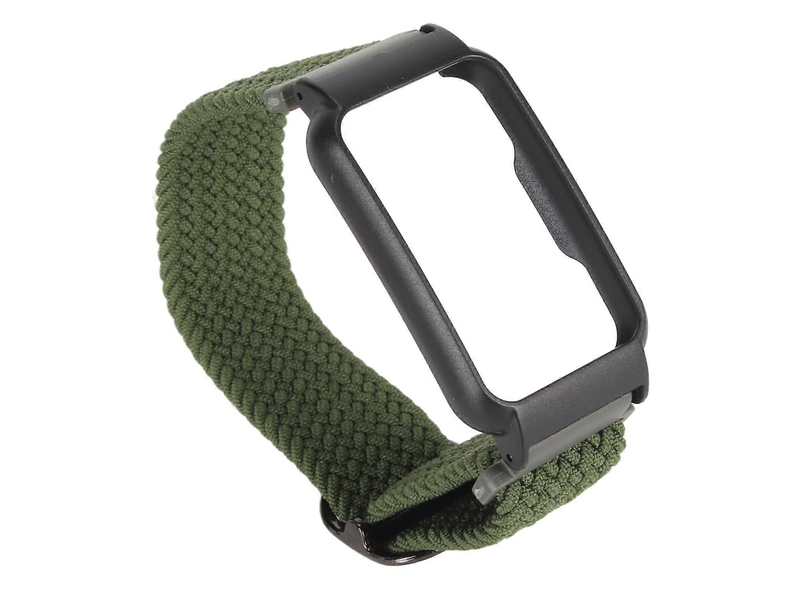 Pulseira De Substituição De Nylon Para Relógio Pulseira Esportiva Ajustável Com Estojo Para Oppo, Od Grátis Verde Com Estojo Preto Olysi Shop