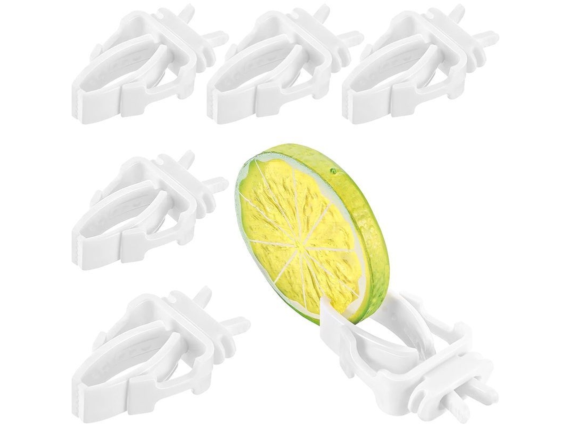 Suporte de alimento Nova Line, 6 peças, clips de frutas e legumes para gaiola de pássaros | S/MARCA