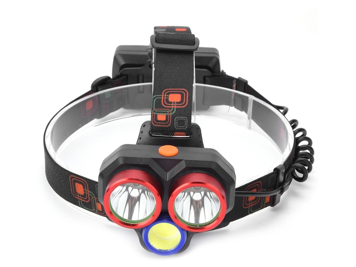 Farol De Luz Forte Led Yunzii Gd209 T6 À Prova Dágua Ciclismo Acampamento Preto