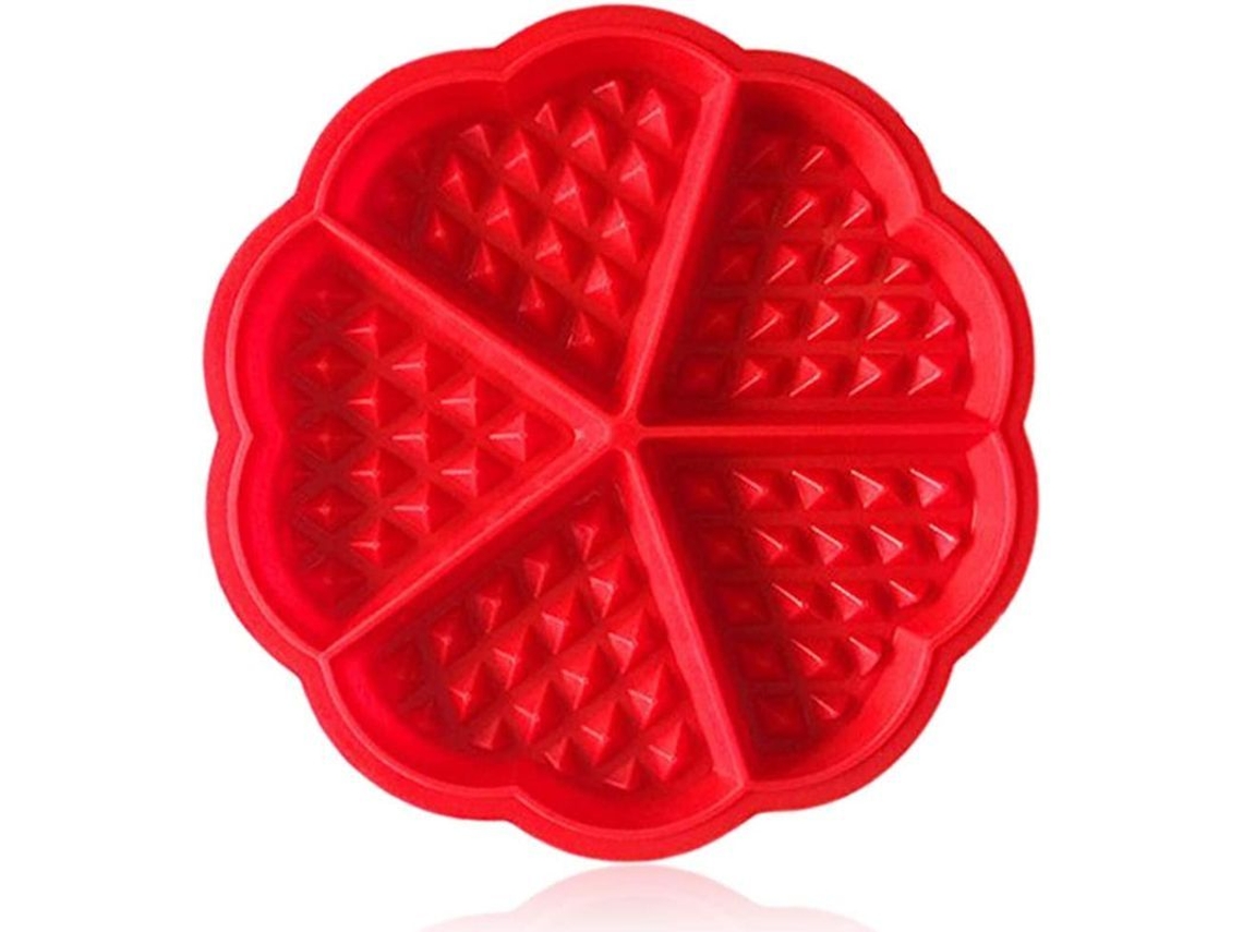 Forma de Waffle de Silicone antiaderente NOVA LINE para Waffles Slimming World e receitas de café da manhã (S)