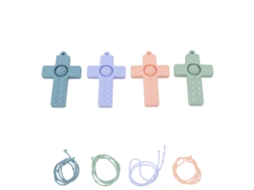 Chupete Para Bebé De Silicona, Juguete De Masticar Para Dientes, Chupete Cruzado, Molar Para Bebés, Juguete De Odontiasis Infantil