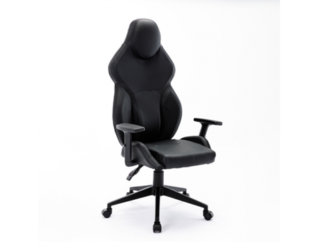 Cadeira de jogos ergonômica esportiva ajustável em couro sintético Portimao