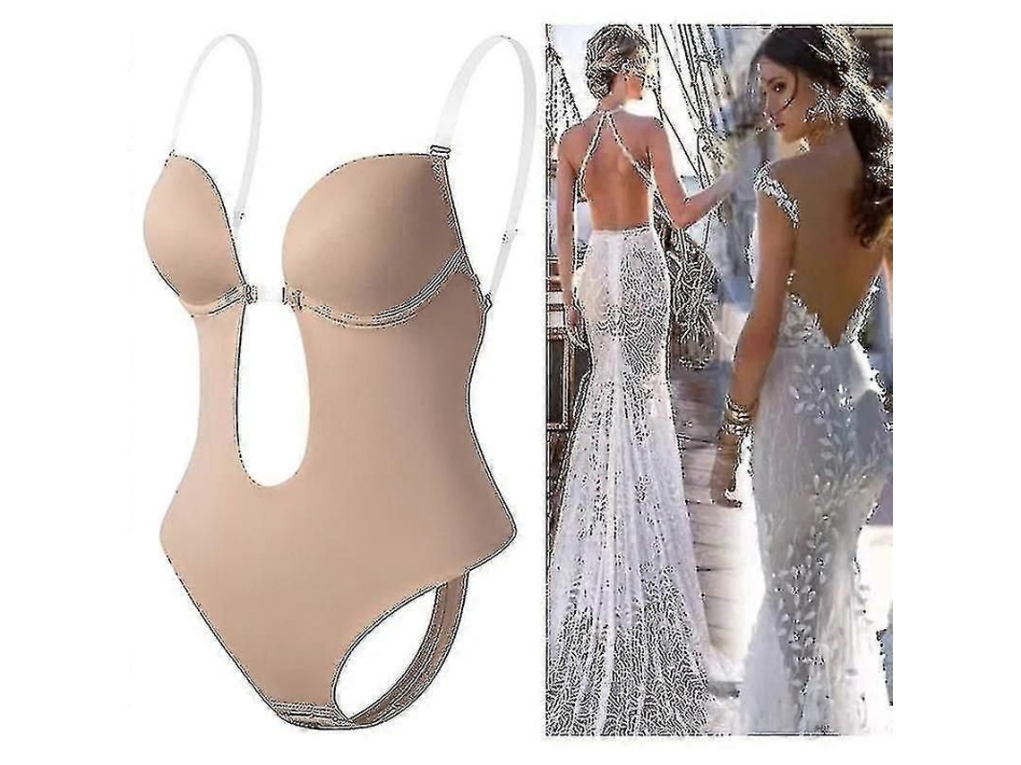 Fajas Modeladoras Para Mulher Sem Costas Com Luvas Transparentes E Seda Leite Suave Para Casamentos E Eventos M Complexão