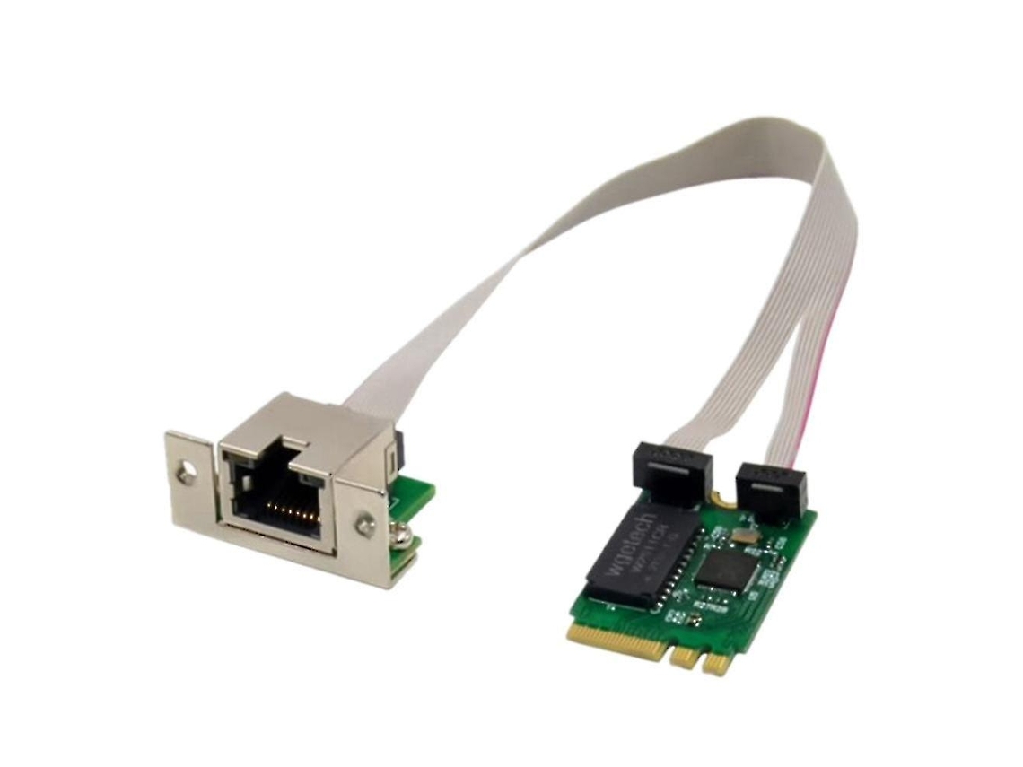 Adaptador Ethernet M.2 Ae 2.5g Placa De Rede M.2 Multi Gigabit 2.5g/1g/100m 8125b Aquaforge