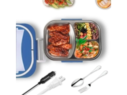 Lurelia Aquecedor Portátil De Alimentos, 12/24 V, Inox 304, Carro, Camião, Escritório