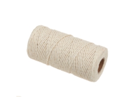 Corda De Algodão Trançada, Corda Artesanal, Corda De Renda, Suprimentos Para Decoração Artesanal 2 Mm Bege SUNNY SPACES