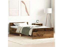 Vidaxl Estrutura De Cama Sem Colchão 100x200cm Derivados De Madeira