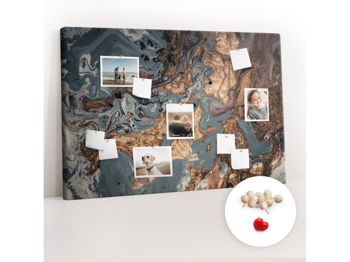 Lousa De Cortiça Mármore Decorativo Para O Corredor Espelharte (120x80 Cm)