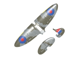 Kit de Fuselagem com Motororiginal Eachine Spitfire 400mm Mini Avião Rc Peças: Hélice/receptor/trem Pouso/caixa Engrenagens/fuselagem/asa/haste MDUG