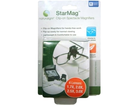 Lupa de óculos com clipe DayMight Naturalight StarMag