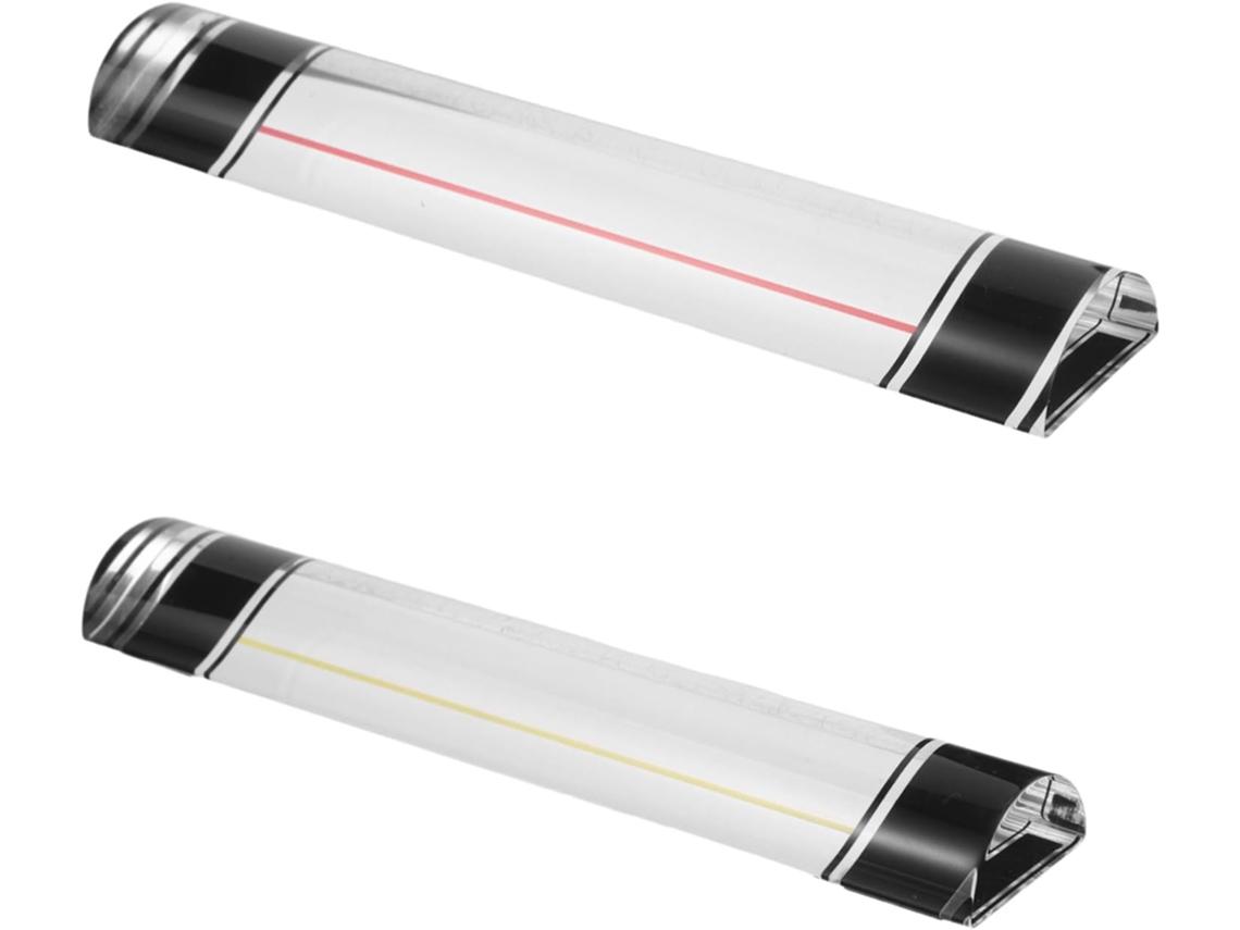 Lupa Portátil Zerodeko Em Acrílico Transparente, Com Régua De 16 Cm E