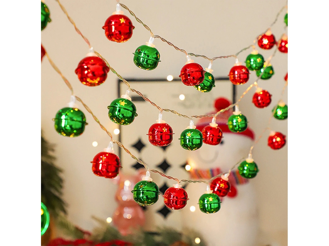 Decorações De Árvore Led Snowflake S Light String Natal