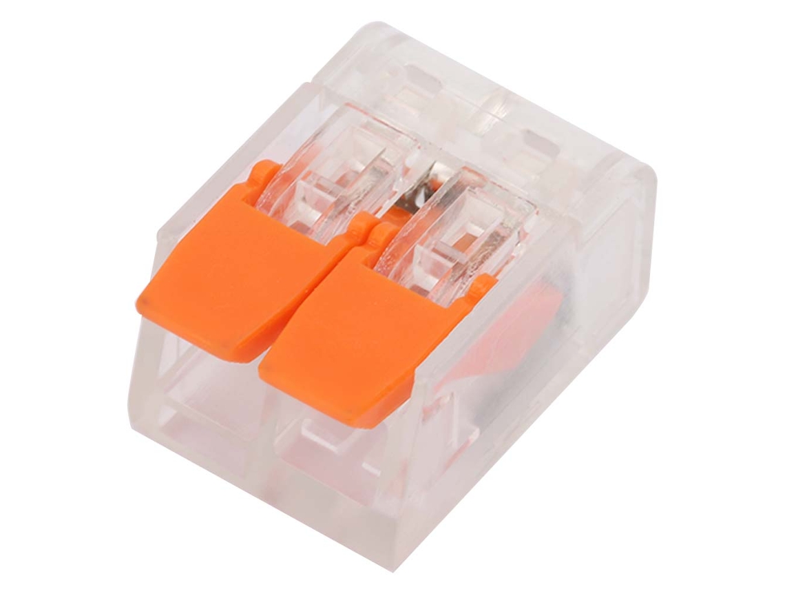 30 Conectores De Fios Rápidos Pct-412 Universal (laranja)