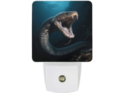 Luminária De Parede Com Sensor Crepuscular, Led 0,5 W, Design Moderno