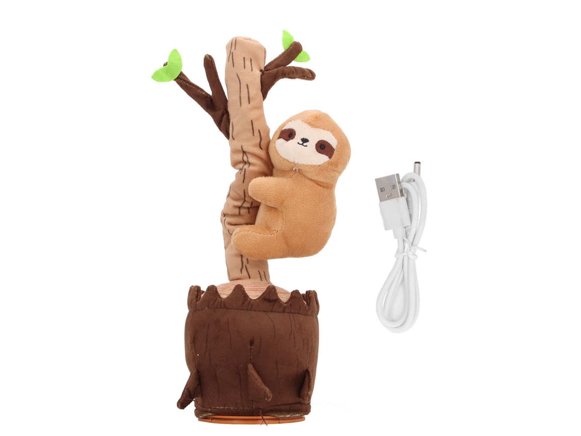 Ats brinquedo de Pelúcia para Bebê Que Dança, Fala, Repete e Canta, Recarregável, Imitação de Voz, Twist Toy Tipo 2
