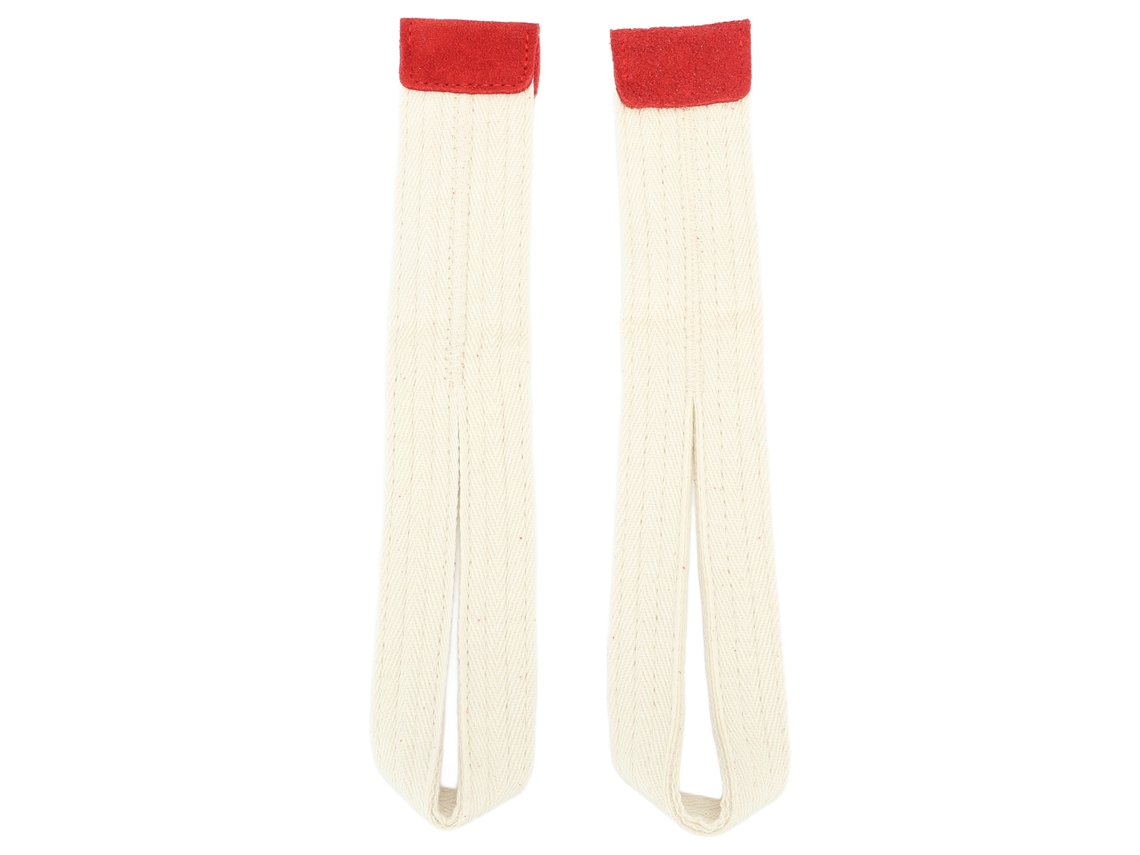 Correa de Muñeca para Levantamento, Poliéster, Antideslizante, para Treinamento de Força, Ginásio, Branco, 1 Par S/MARCA